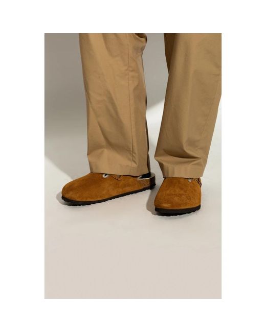 Birkenstock Brown Clogs for men