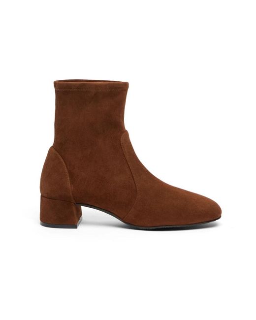 Stuart Weitzman Brown Heeled Boots