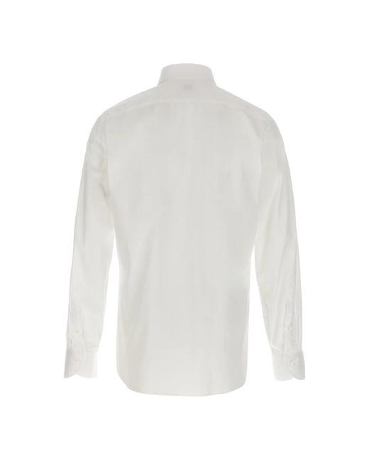 Borriello White Casual Shirts for men