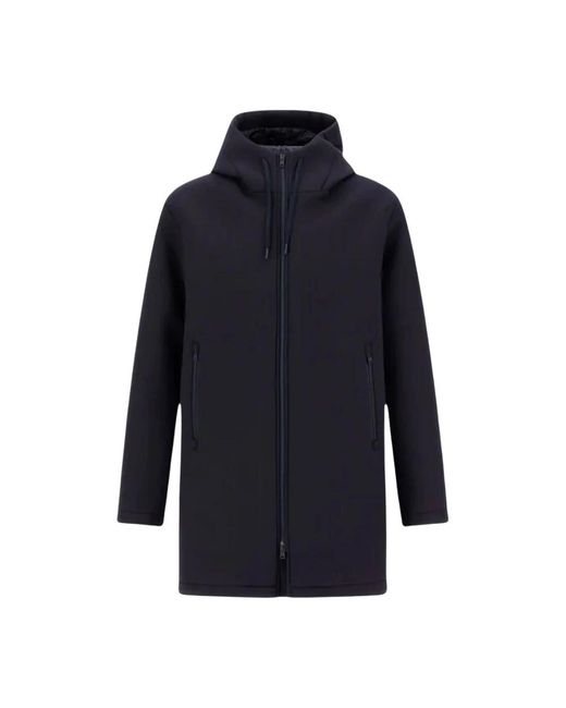 Herno Jassen ,Blauw ,Parka Lungo in het Blue voor heren