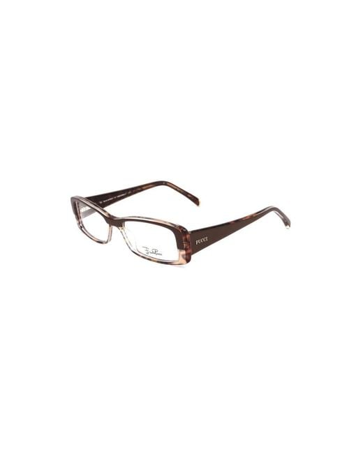 Emilio Pucci Brown Glasses