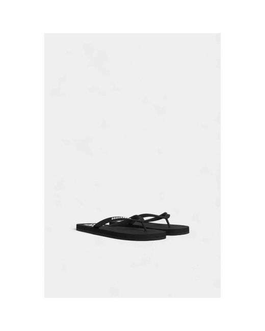 Flip Flops DSquared² pour homme en coloris Black