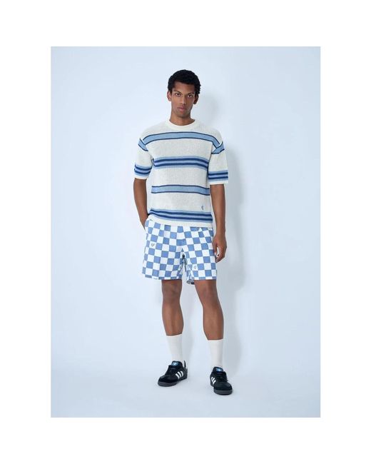 Human Made Blue Round-Neck Knitwear for men