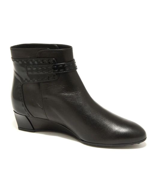 Tod's Black Heeled Boots