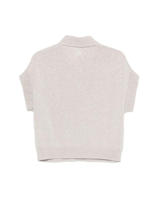 D.exterior White Polo Shirts