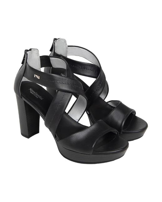 Nero Giardini Black High Heel Sandals