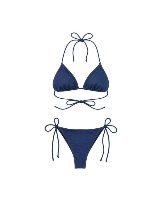 Mc2 Saint Barth Blue Bikinis
