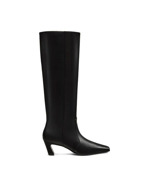 Stuart Weitzman Black Heeled Boots