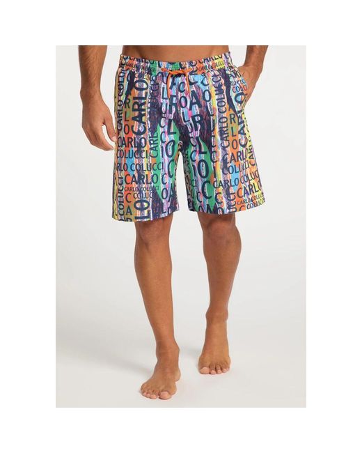 carlo colucci Herren Caproni Badehose in Blue für Herren