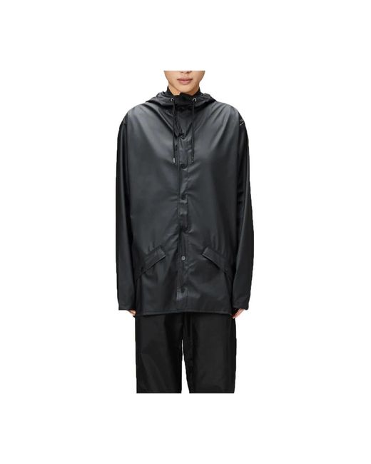 Rains Black Rain Jackets