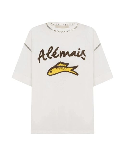 ALÉMAIS White T-Shirts