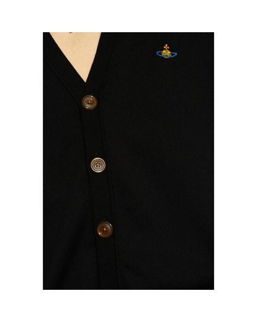 Vivienne Westwood Baumwoll-strickjacke in Black für Herren
