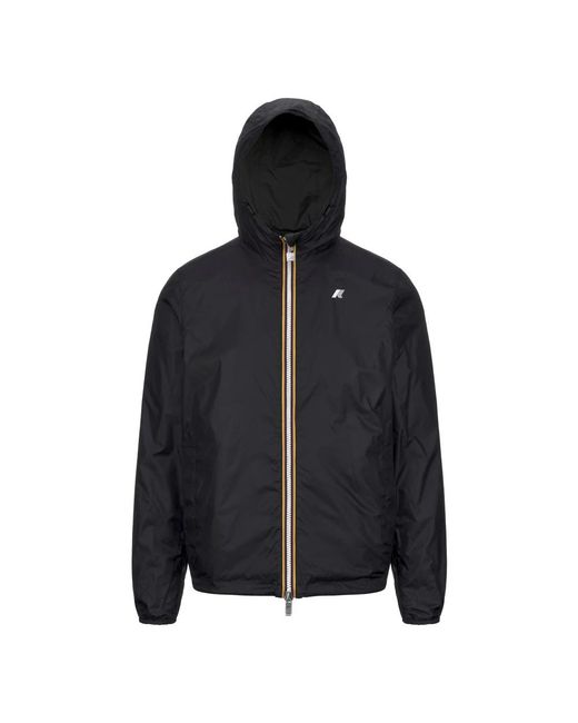 K-Way Black Light Jackets for men