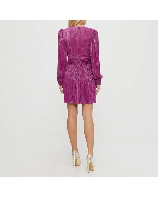 Sabina Musayev Purple Short Dresses