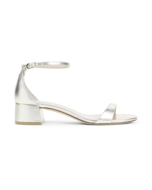 Stuart Weitzman White Nudist Block 35