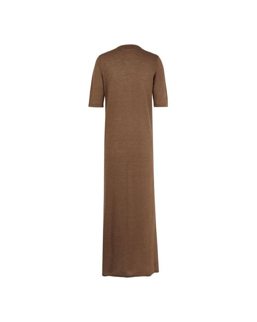 Cortana Brown Knitted Dresses