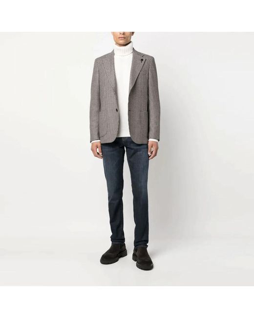 Lardini Gray Blazers for men
