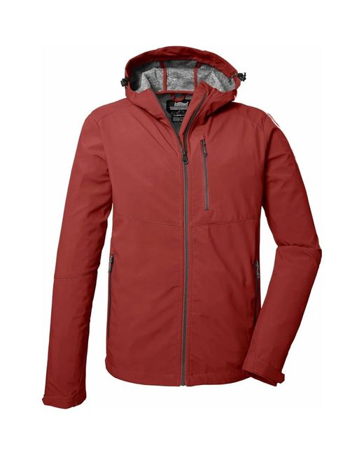 Killtec Leichte Jacke in Red für Herren