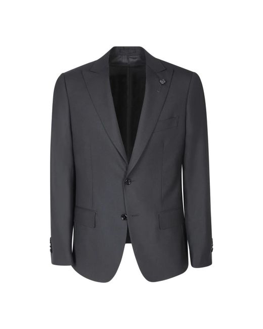 Lardini Gray Single Breasted Suits for men