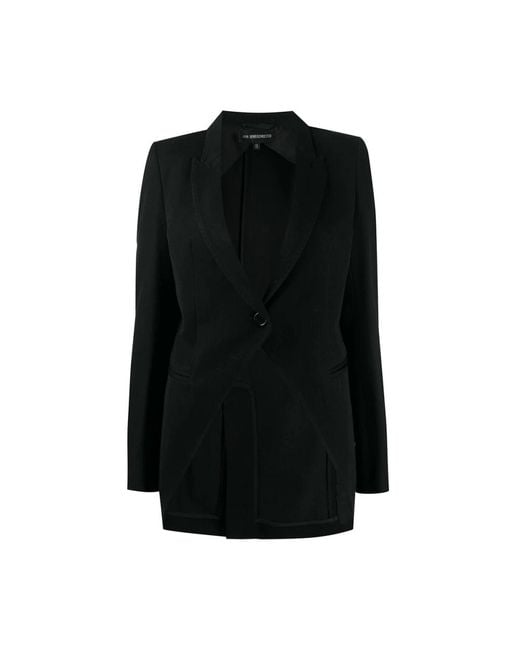 Ann Demeulemeester Blazers in het Black