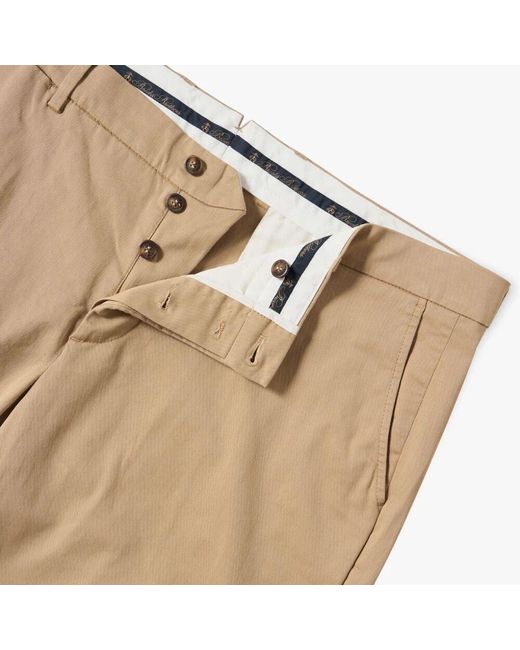 Chinos di Brooks Brothers in Natural da Uomo