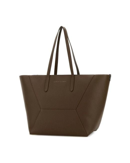 Brunello Cucinelli Brown Shopping Bags