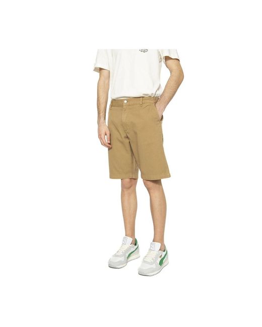 Edwin Bermuda Shorts in het Natural voor heren