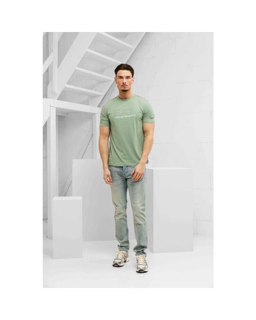 Emporio Armani Green T-Shirts for men