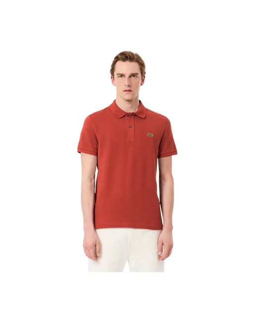 Lacoste Red Polo Shirts for men