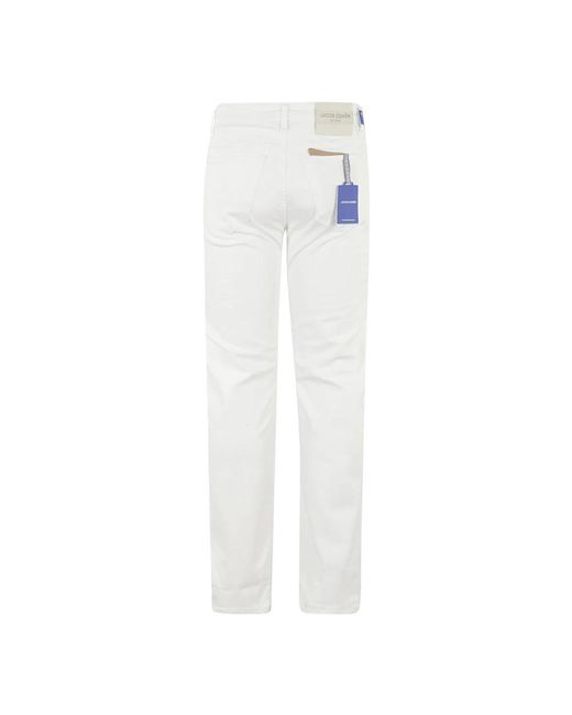 Jeans > slim-fit jeans Jacob Cohen pour homme en coloris White