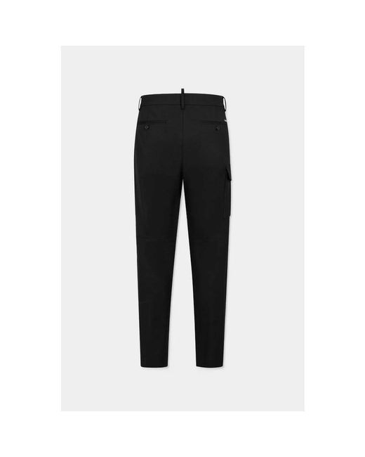 DSquared² Black Slim-Fit Trousers for men