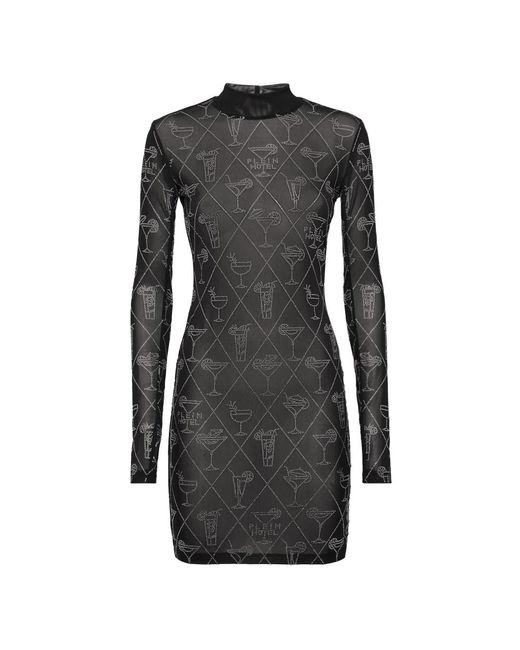Philipp Plein Party Dresses in het Black