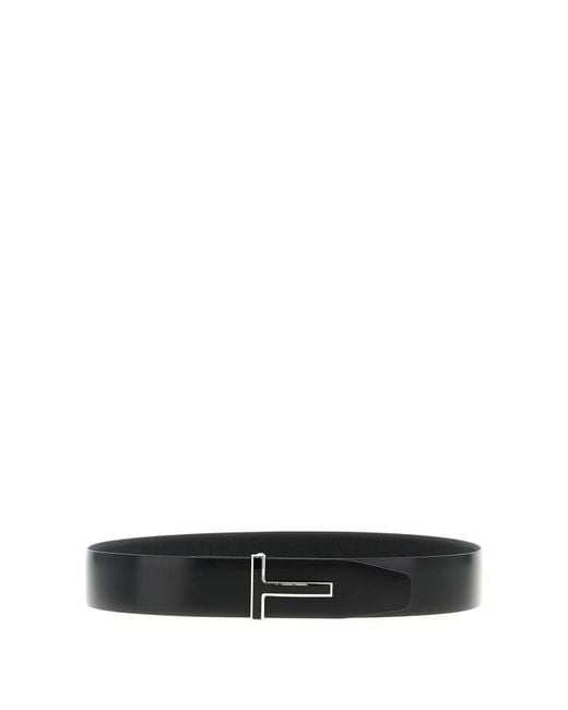 Tom Ford Black Belts for men