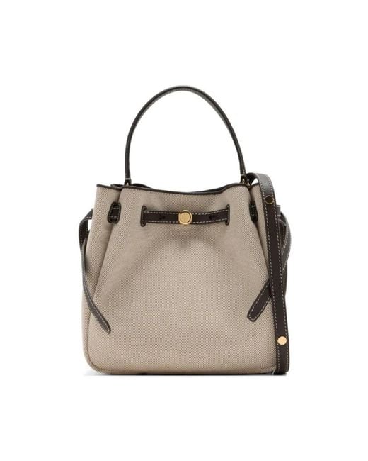 Tory Burch Gray Bucket Bags