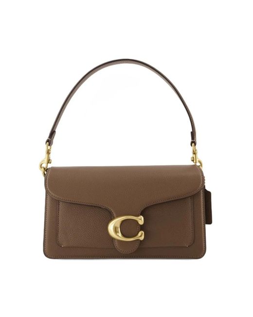 COACH Brown Tabby Schultertasche 26