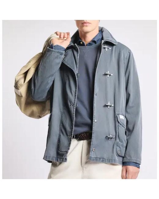 Fay Blue Denim Jackets for men