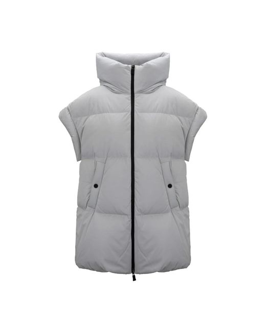 Herno Jassen ,Grijs ,Polyester Down Vest in het Gray
