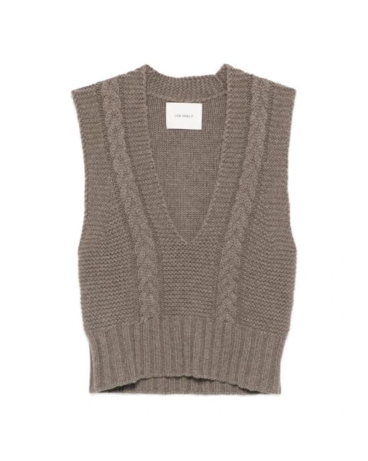 Lisa Yang Brown Cashmere Knitwear
