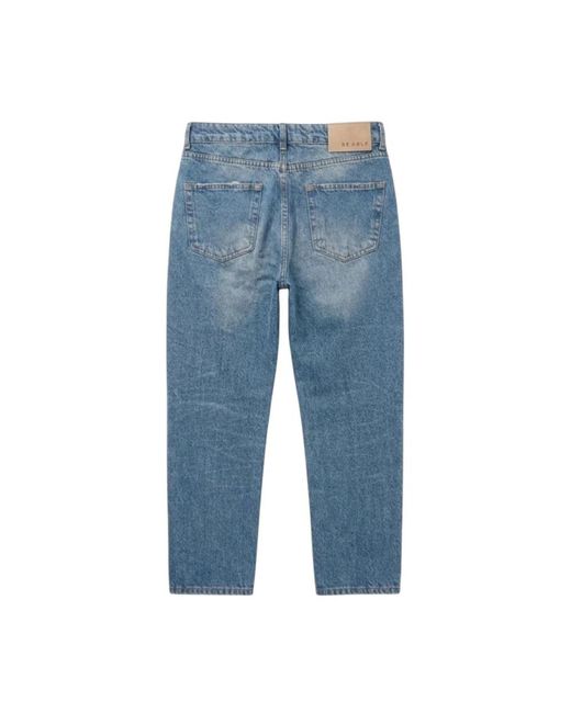 BE ABLE Blue Straight Fit Jeans for men