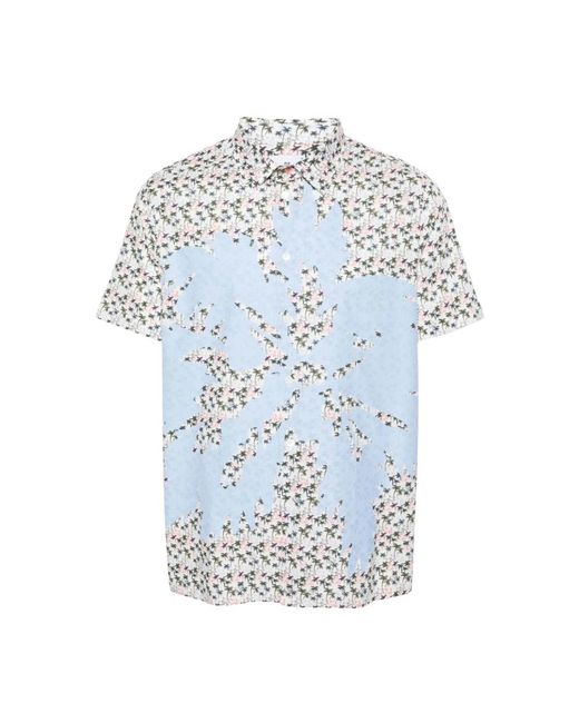 PS by Paul Smith Blue Short Sleeve Shirts for men