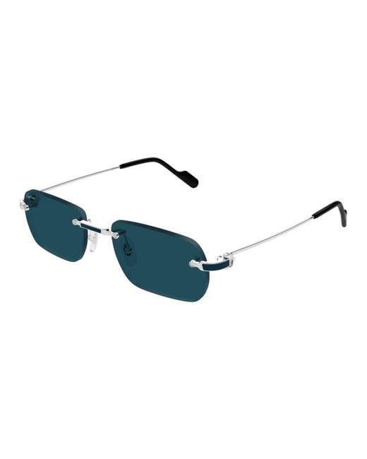 Cartier Blue Sunglasses for men