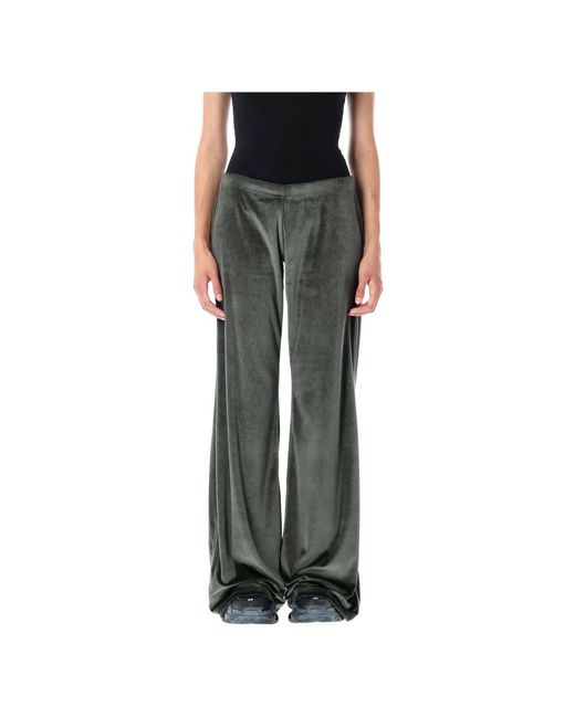 Balenciaga Green Wide Trousers
