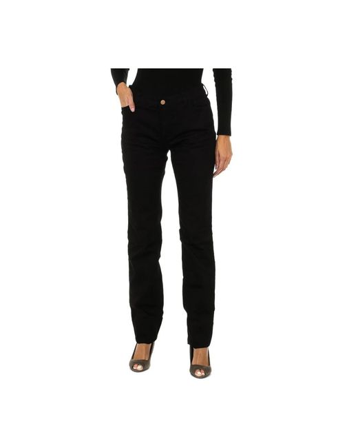 Armani Jeans Black Straight Fit Jeans