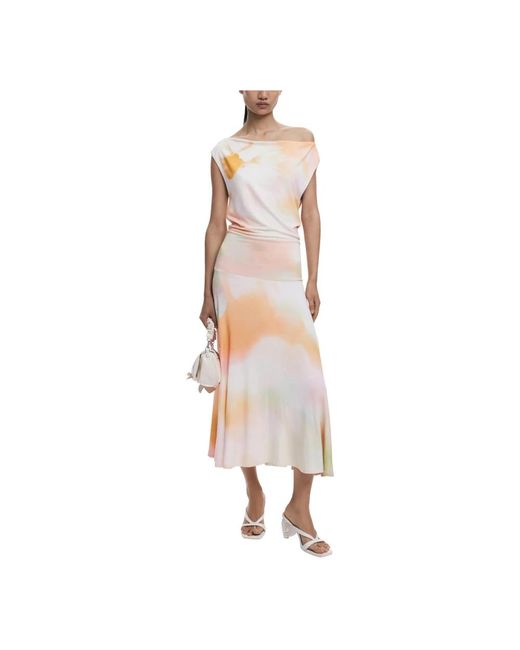 Desigual Natural Midi Dresses