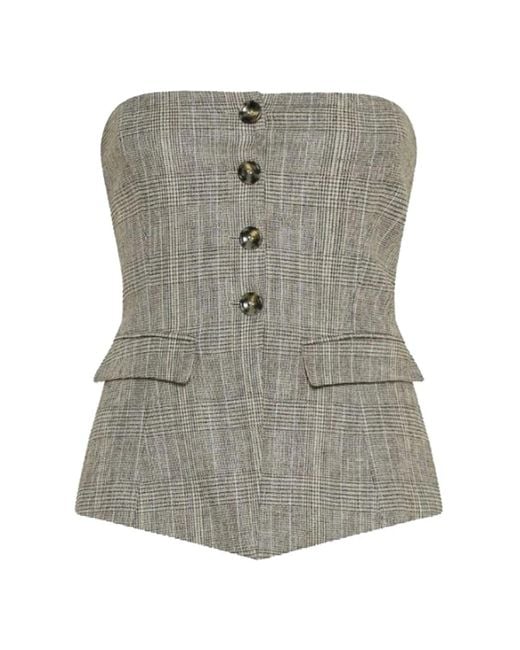 Marella Gray Hellgrauer Stylischer Top