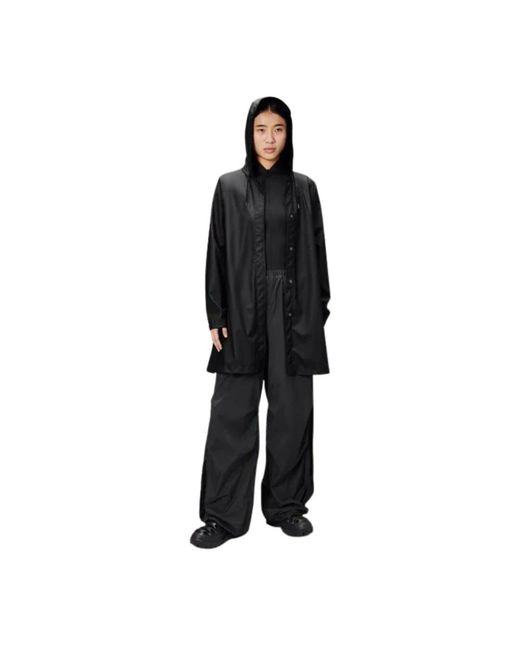 Rains Black Rain Jackets