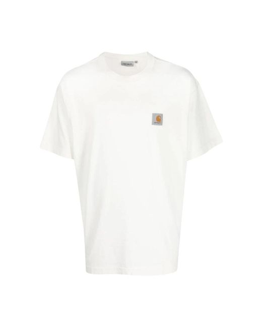 T-shirt nelson pigmentata di Carhartt in White da Uomo
