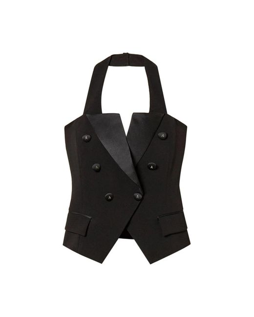 Vests Actitude en coloris Black