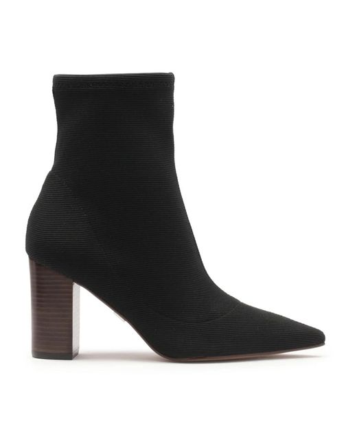 Kazar Black Schwarze Stiefel Mit Slip-On Elastischem Obermaterial