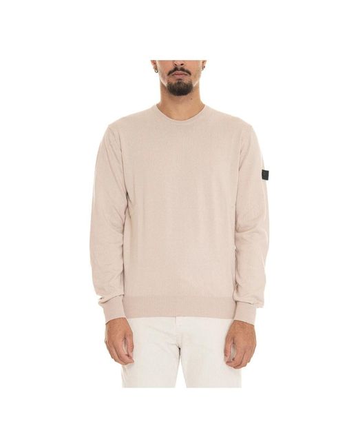 Peuterey Natural Round-Neck Knitwear for men